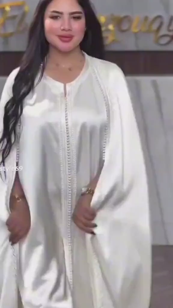 Moroccan Kaftan with Italian Silk